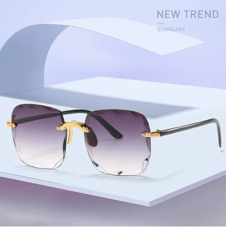 Luxe Edge Square Sunglasses – UV400