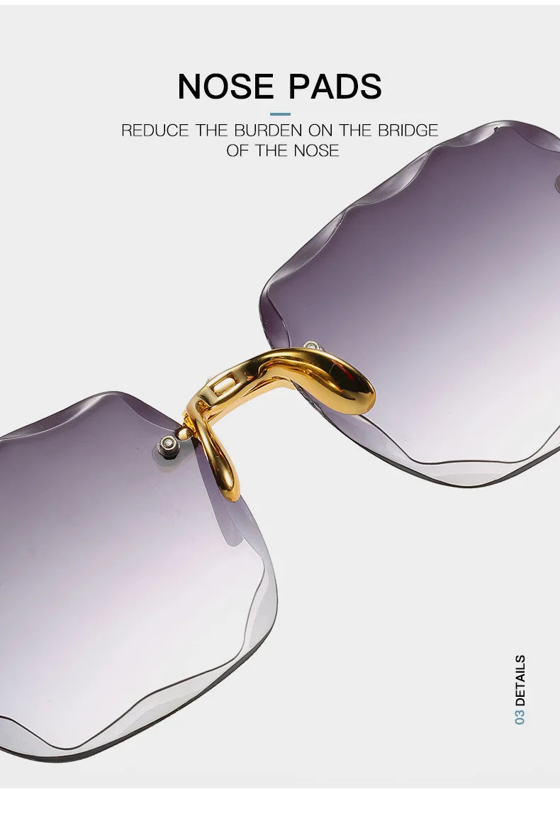 Luxe Edge Square Sunglasses – UV400