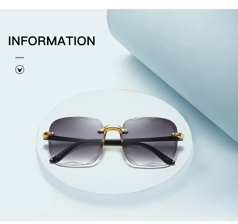 Luxe Edge Square Sunglasses – UV400