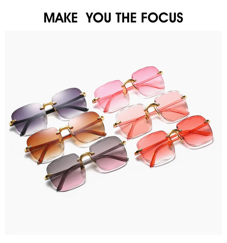 Luxe Edge Square Sunglasses – UV400