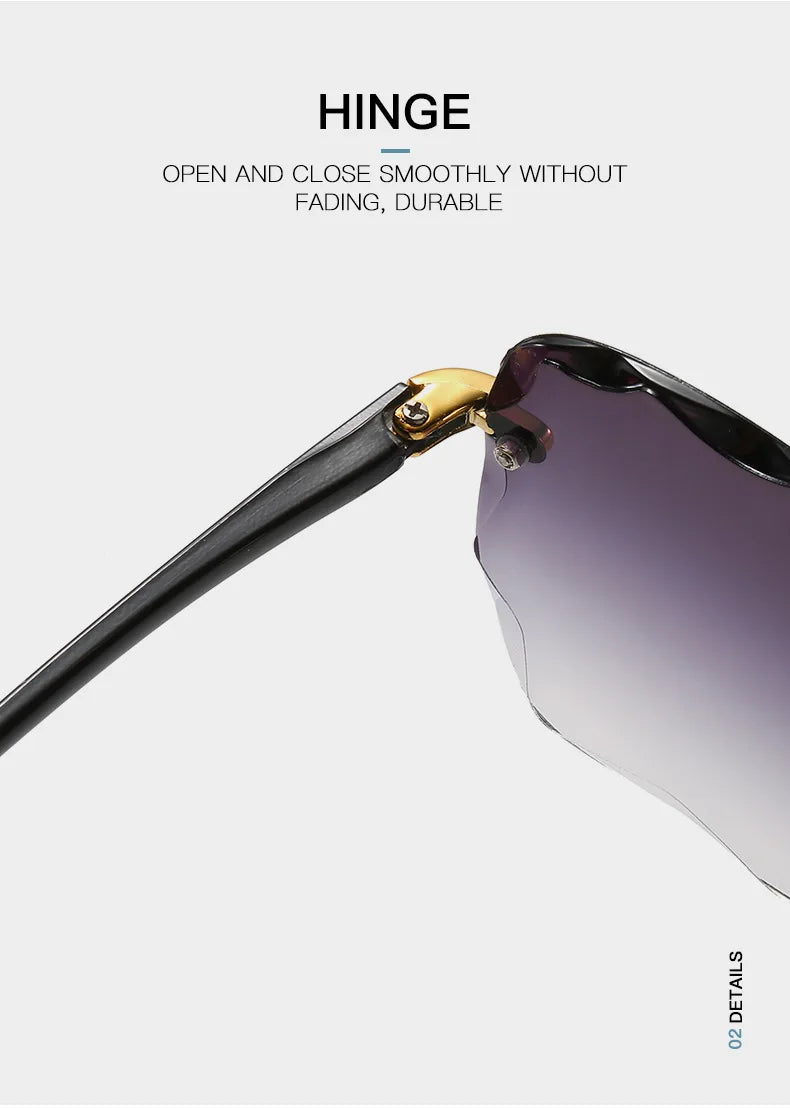 Luxe Edge Square Sunglasses – UV400