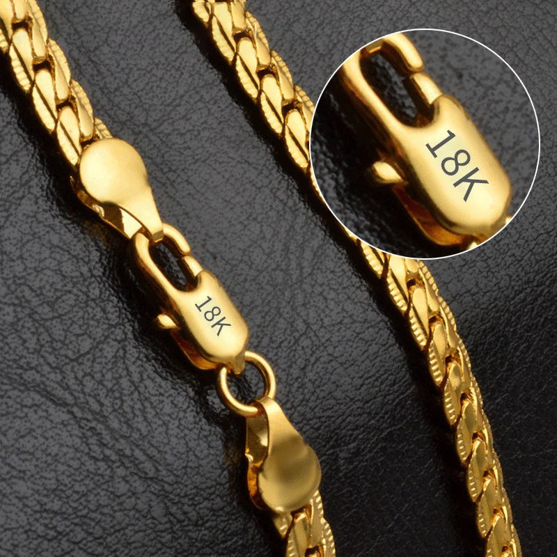 Luxe Link Cuban Chain Necklace | 6mm 925 Sterling Silver | Gold & Silver