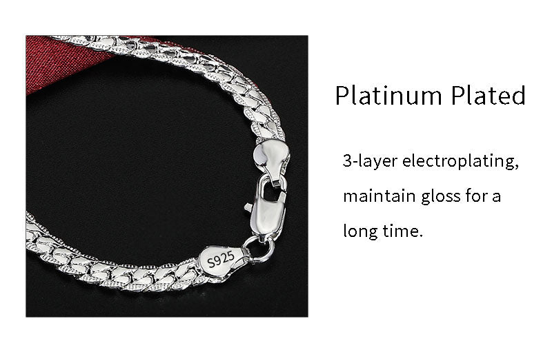 Luxe Link Cuban Chain Necklace | 6mm 925 Sterling Silver | Gold & Silver