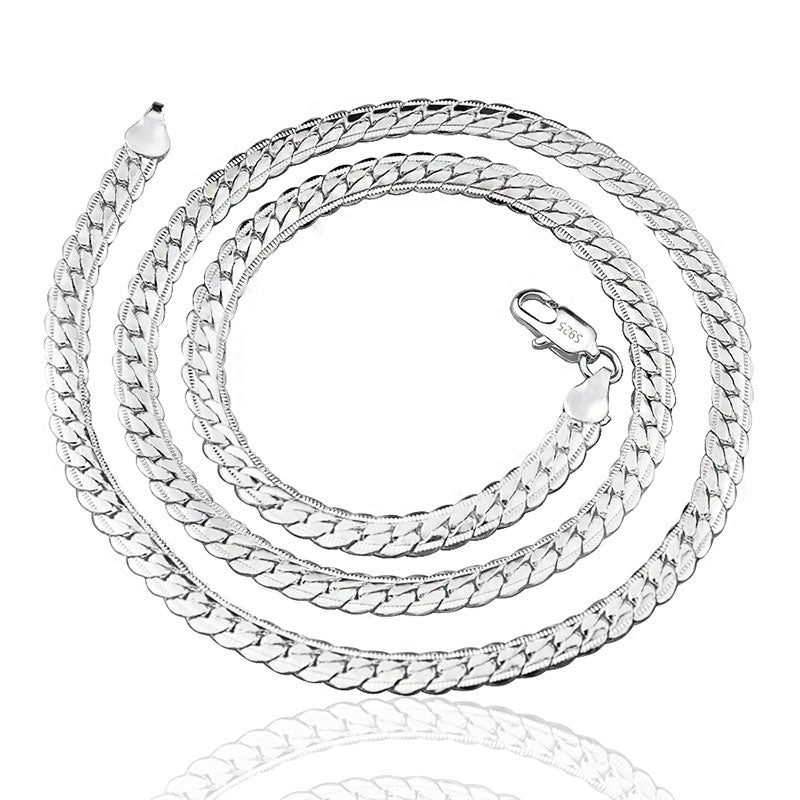 Luxe Link Cuban Chain Necklace | 6mm 925 Sterling Silver | Gold & Silver