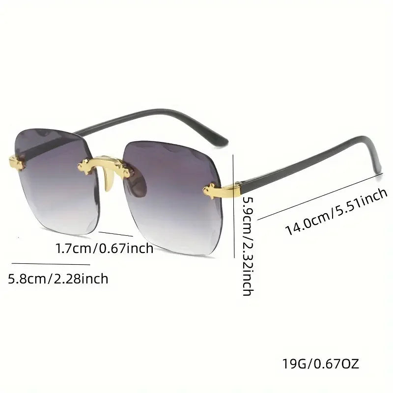 Luxe Edge Square Sunglasses – UV400