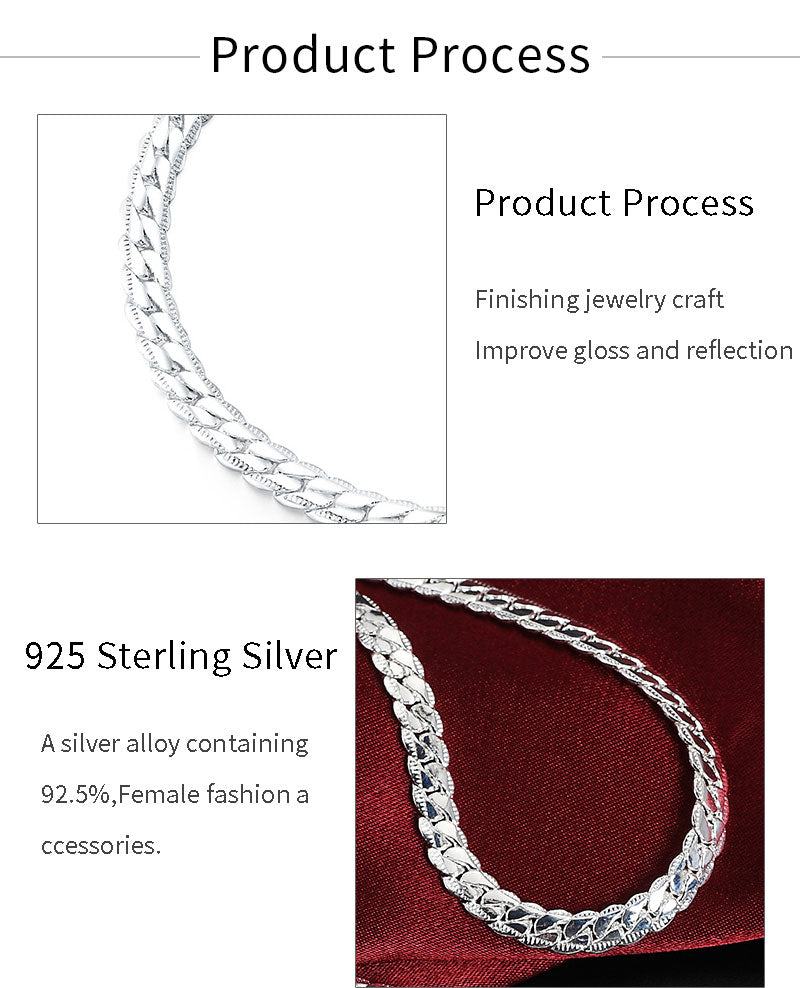 Luxe Link Cuban Chain Necklace | 6mm 925 Sterling Silver | Gold & Silver