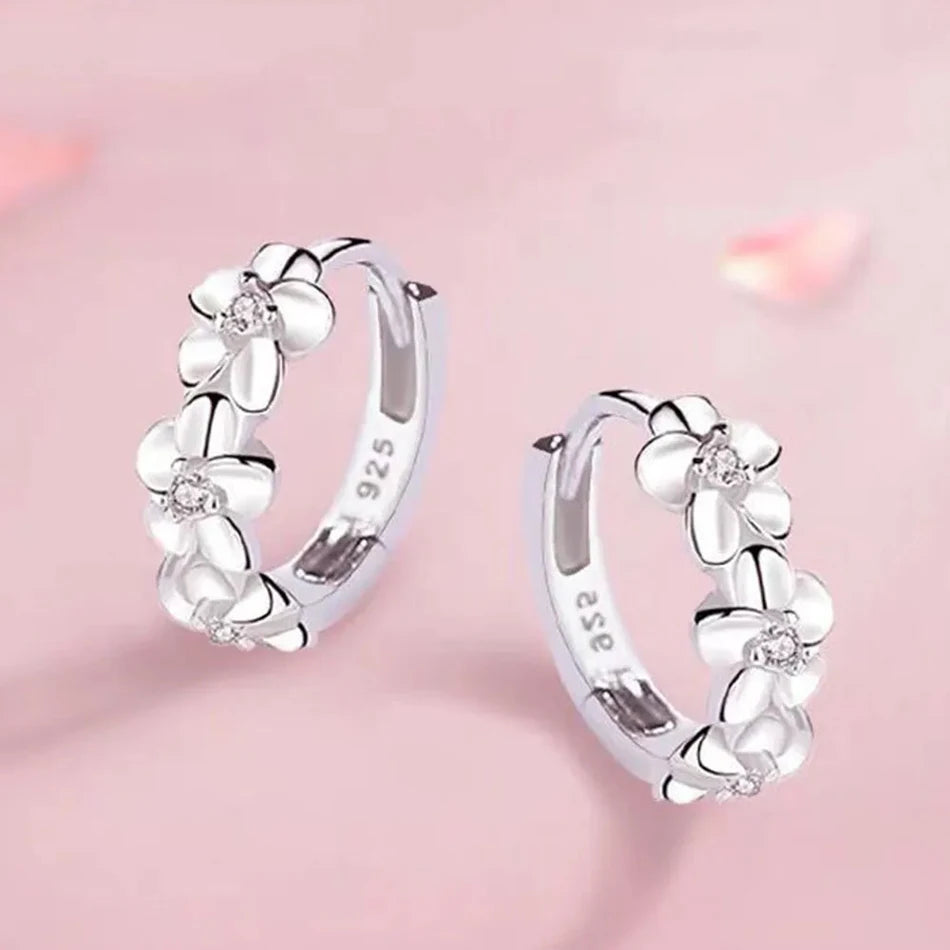 EverBloom Crystal Flower Earrings