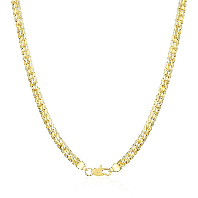 Luxe Link Cuban Chain Necklace | 6mm 925 Sterling Silver | Gold & Silver