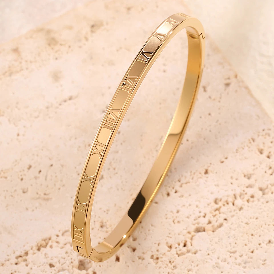 SparkLuxe Zircon Bracelet – Stainless Steel
