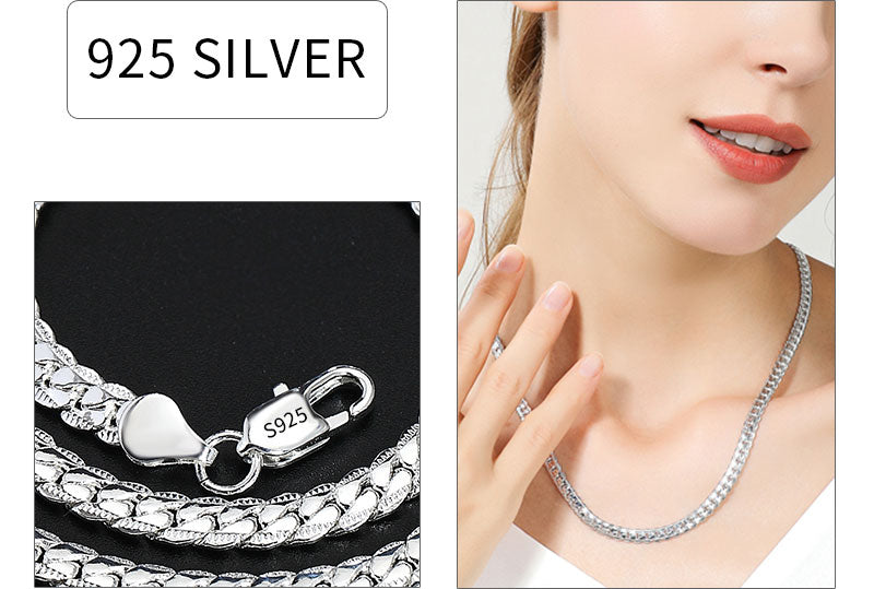 Luxe Link Cuban Chain Necklace | 6mm 925 Sterling Silver | Gold & Silver