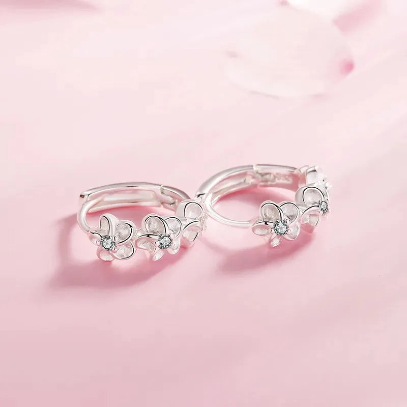 EverBloom Crystal Flower Earrings