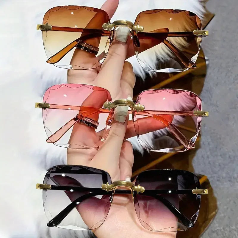 Luxe Edge Square Sunglasses – UV400