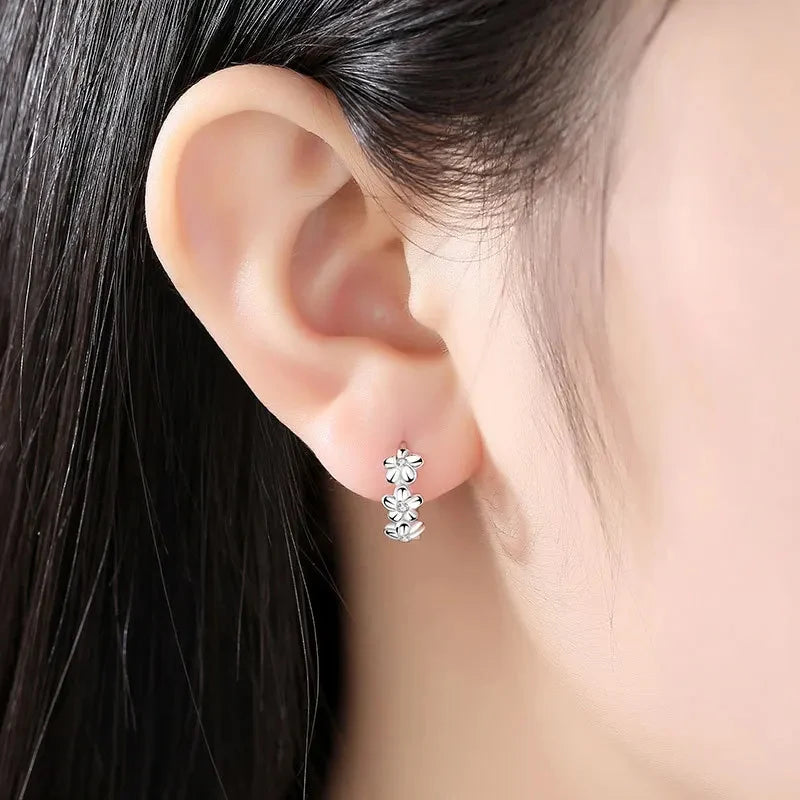 EverBloom Crystal Flower Earrings